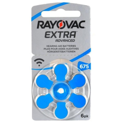 Bateria Rayovac - 675 - 6 szt. - blister