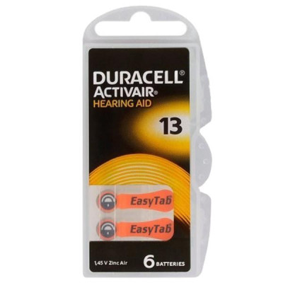 Bateria Duracell - 13 - 6 szt. - blister