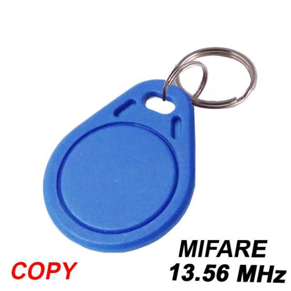 Brelok zbliżeniowy 054 - niebieski - Mifare - 13,56 MHz - do klonowania