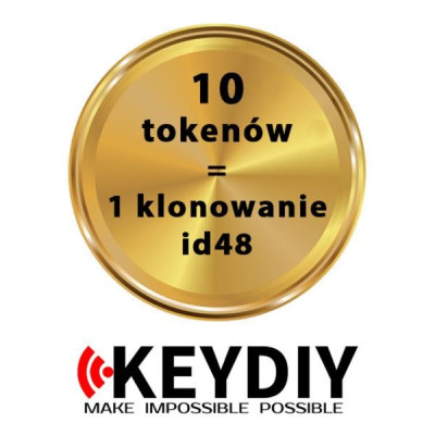 Keydiy - 10 tokenów do klonowania transpondera id48