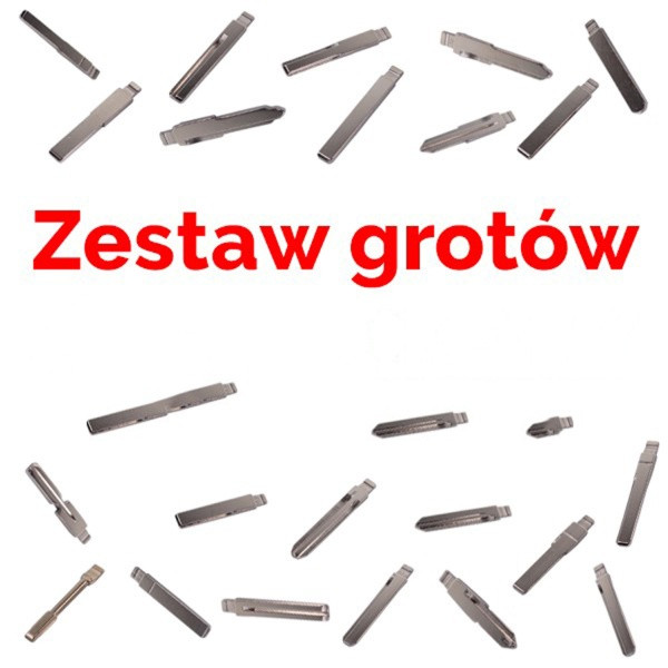 Keydiy Zestaw grotów - klucz surowy