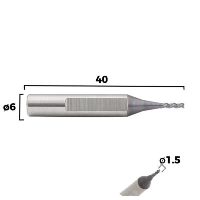 Frez 132 - EW6515L - 1,5 mm - WIDIA