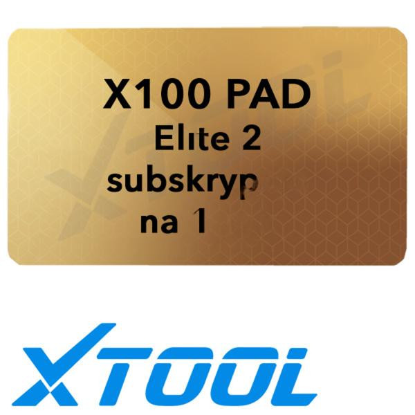 Roczna subskrypcja do XTool X100PAD ELITE 2