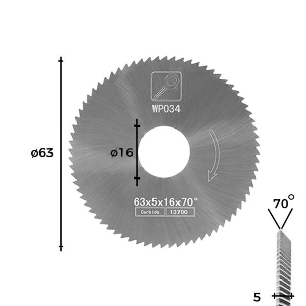 Frez 008 - WP034 - WIDIA