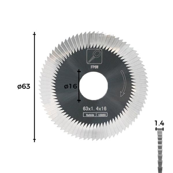 Frez 030 - FP8W - WIDIA