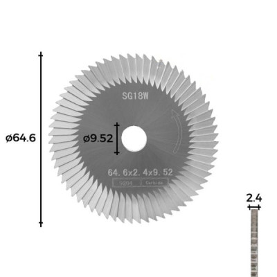 Frez 032 - SG18W - WIDIA