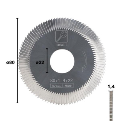 Frez 040 - FP20W - WIDIA
