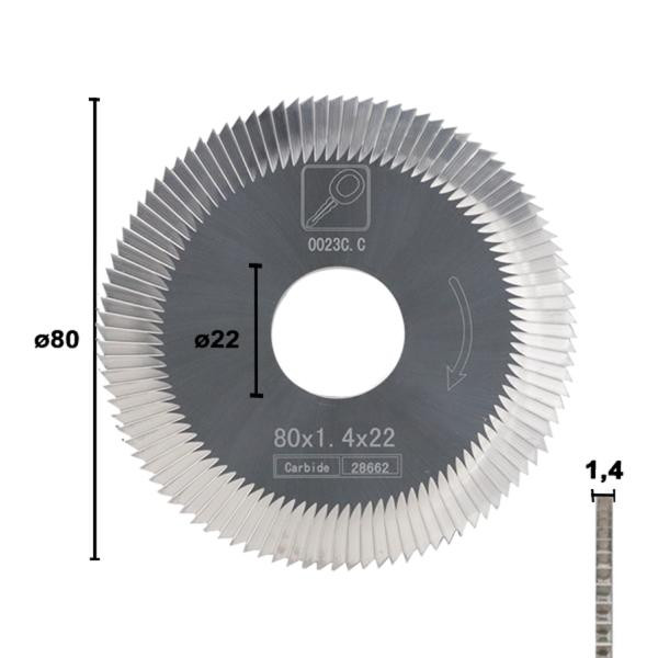 Frez 040 - FP20W - WIDIA