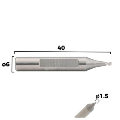 Frez 128 - EW6015B - 1,5 mm - WIDIA