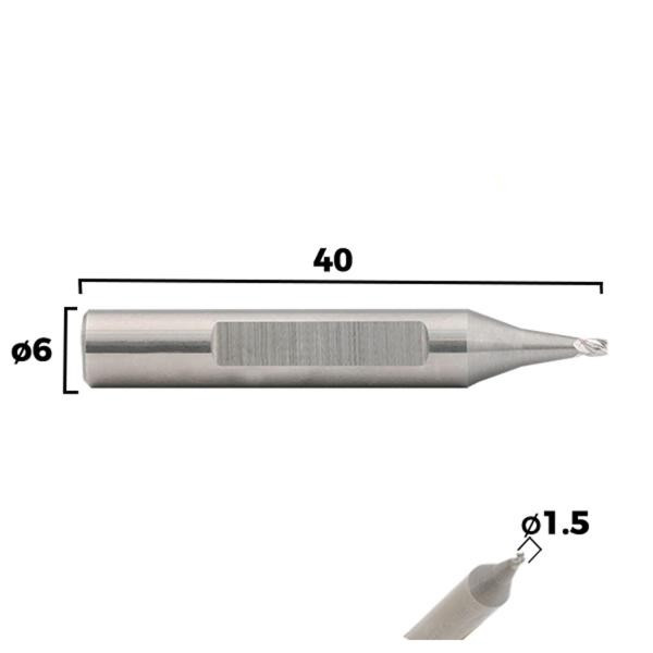 Frez 128 - EW6015B - 1,5 mm - WIDIA