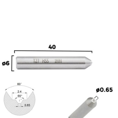 Pilot 126 - T27 - 0.65 mm - HSS