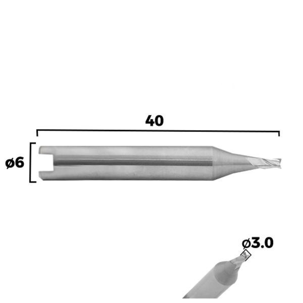 Frez 139 - W129M - 3,0 mm - WIDIA