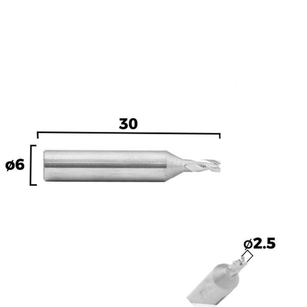 Frez 144 - 01LW - 2,5 mm - WIDIA