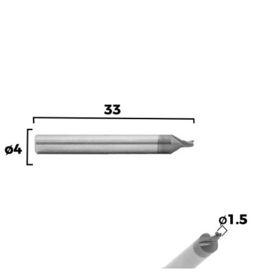 Frez 158 - V012 - 1,5 mm - WIDIA