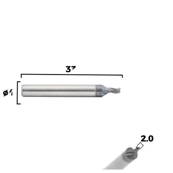 Frez 159 - V037 - 2,0 mm - WIDIA