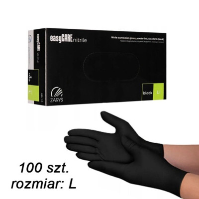 DK 099 - rękawice nitrylowe - czarne - L