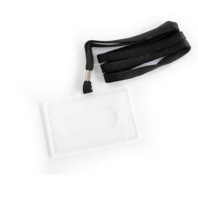 Identyfikator 050 - holder z taśmą czarną