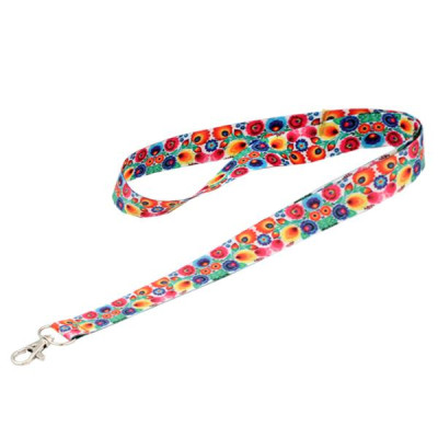 Smycz 083 - 20 mm - kwiaty