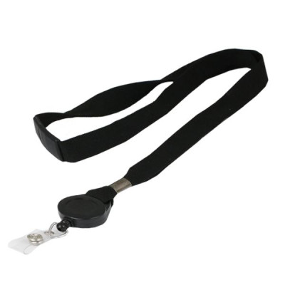 Smycz 111 - 15 mm - skipass - czarny