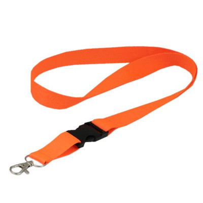 Smycz 108 - 20 mm - szybkozłączka - Orange neon