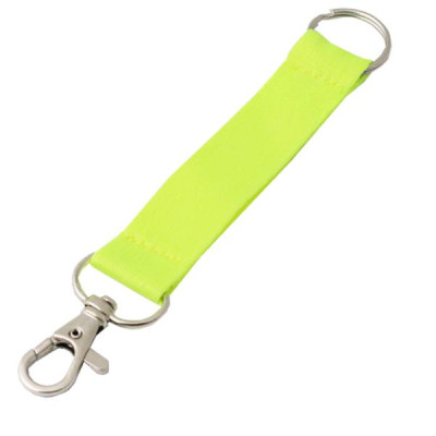 Smycz 208 - 20 mm - żółty neon - krótka (brelok)
