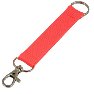 Smycz 239 - 20 mm - różowy neon - krótka (brelok)