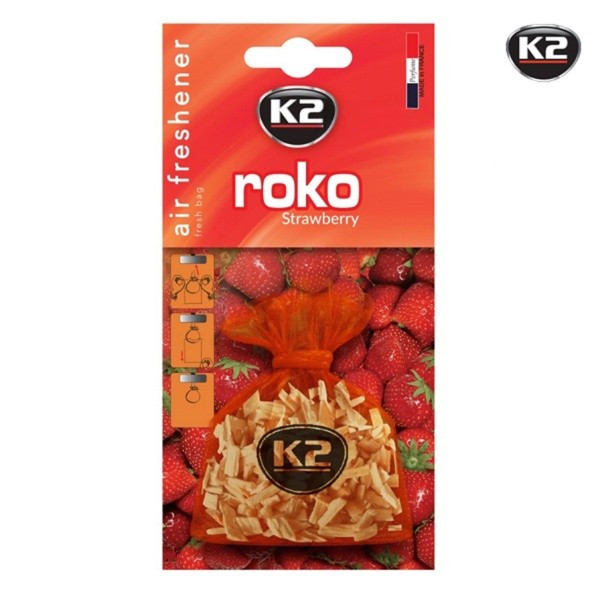 Zapach samochodowy 018 - K2 Roko - Strawberry