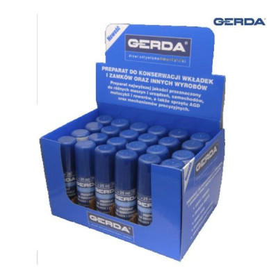 ~ Gerda 400 - preparat do konserwacji wkładek / zamków 25ml - 24 szt. z ekspozytorem