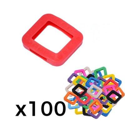 Nakładka 001 - kwadratowa - MIX 100 sztuk