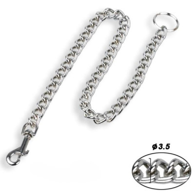 Łańcuszek 009 - 50 cm - dewizka fi 3.5