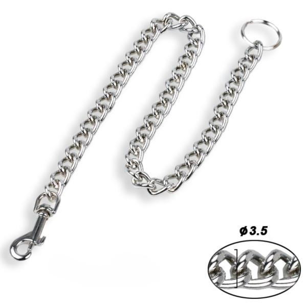 Łańcuszek 009 - 50 cm - dewizka fi 3.5