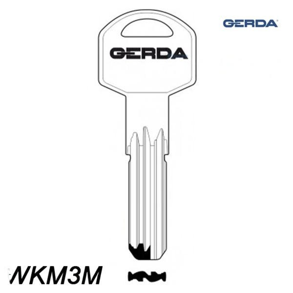Gerda 028 - klucz surowy - WKM3M