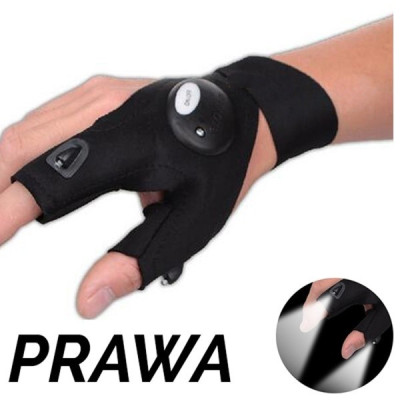 DK 001 - Rękawiczka z latarką PRAWA