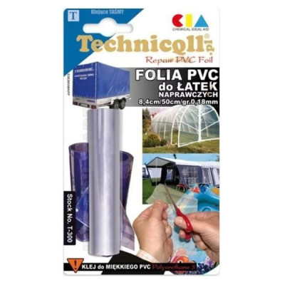 Technicqll 023 - Folia PVC do łatek naprawczych 8,4cm / 50cm