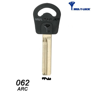 Mul-T-Lock 062 ARC - klucz surowy