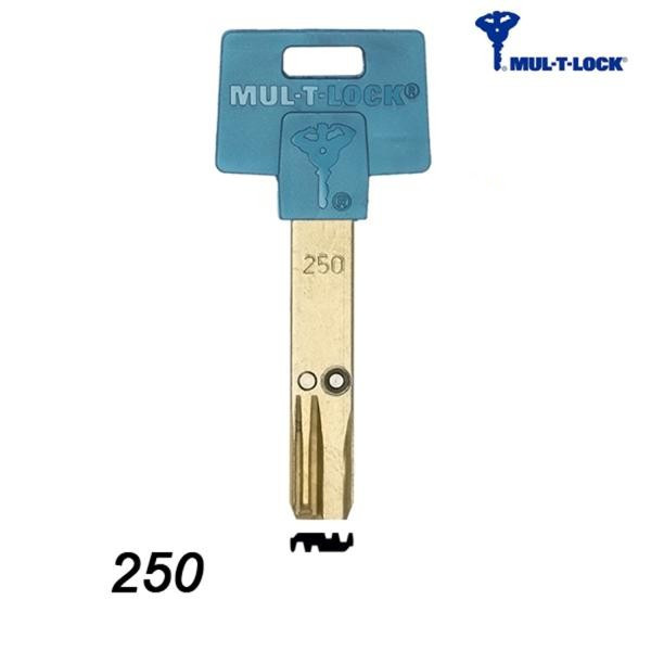 Mul-T-Lock 250 - klucz surowy