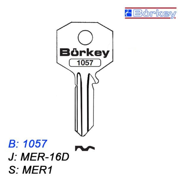 KMB011 - klucz surowy - Borkey 1057