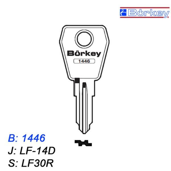 KMB021 - klucz surowy - Borkey 1446