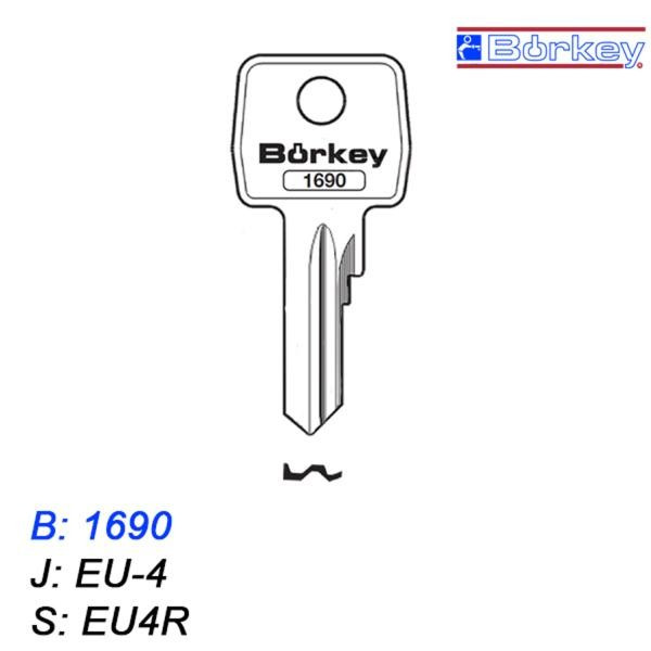 KMB026 - klucz surowy - Borkey 1690