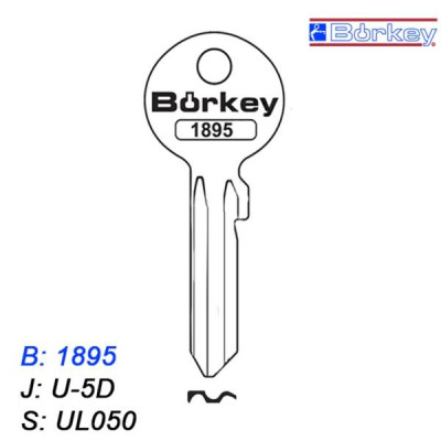 KMB038 - klucz surowy - Borkey 1895
