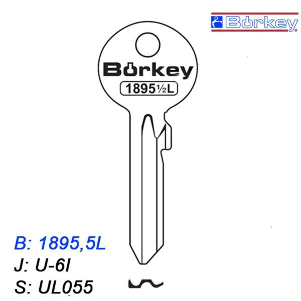 KMB040 - klucz surowy - Borkey 1895,5L
