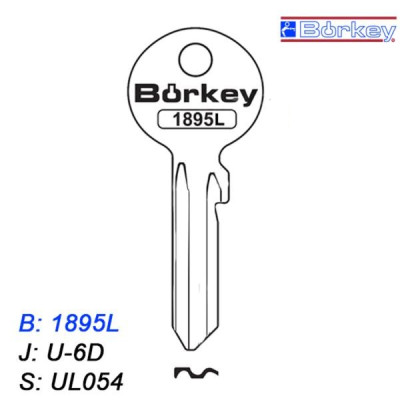 KMB041 - klucz surowy - Borkey 1895L