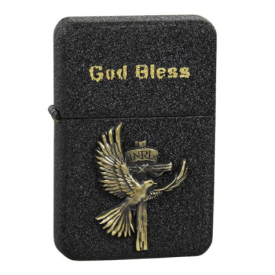 Tasman 019 - zapalniczka benzynowa - God Bless