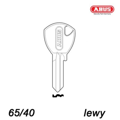 Abus 049 - klucz surowy - do kłódek 65/40 - lewy