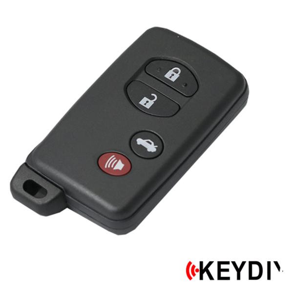Keydiy 804 - TDB03-4 (Black) - klucz surowy - pilot