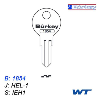 KMB029 - klucz surowy - Borkey 1854