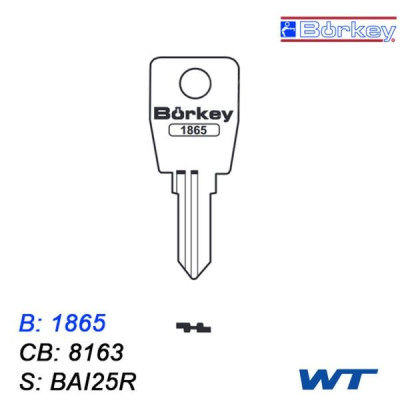 KMB066 - klucz surowy - Borkey 1865